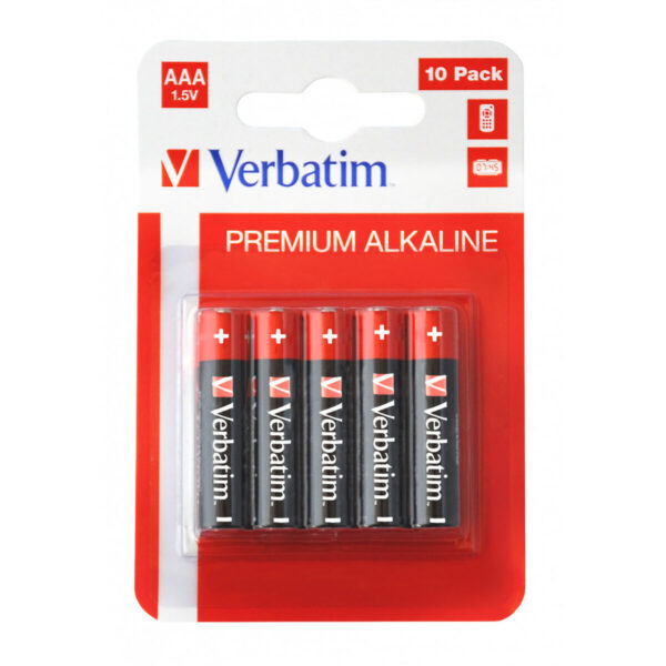 Verbatim Batteries Pilas alcalinas AAA 15 V