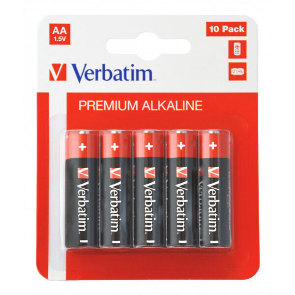 Verbatim Batteries Pilas alcalinas AA 15 V