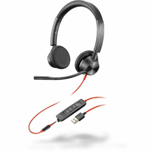 POLY Headphones with Microphone 3325 Black