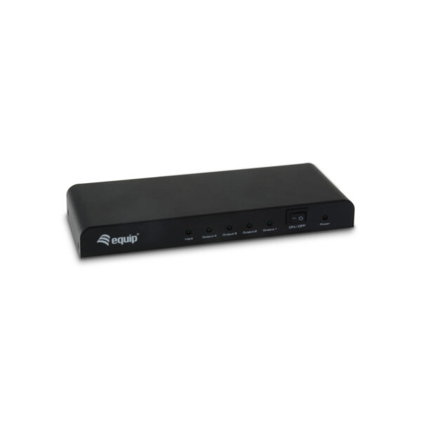 EQUIP Splitter 4 PUERTOS Black