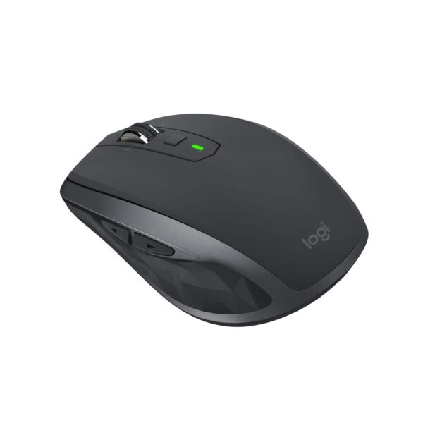 Logitech MX Anywhere 2S Wireless Mouse Multi-Device Bluetooth and 24 GHz with USB Unifying Receiver laptop/ PC/ Mac/ iPad OS- Graphite Black
