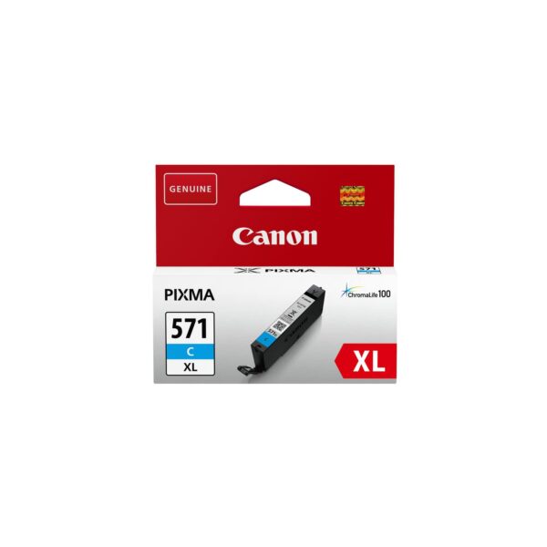 Canon CLI-571CXL Cyan High Capacity Ink Cartridge 0332C001