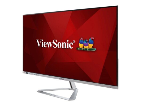 ViewSonic VX3276-2K-MHD-2 32-inch IPS QHD Monitor with 103 sRGB 2x HDMI DisplayPort Mini Eye Care for Work and Entertainment at Home