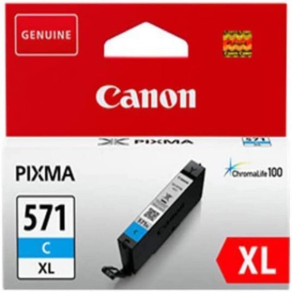 Canon CLI-571XLC High Yield Ink Cartridge - Cyan