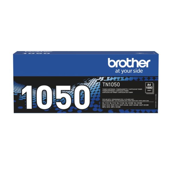 BROTHER TN-1050 Toner Cartridge Black Single Pack Standard Yield Includes 1 x Genuine Supplies