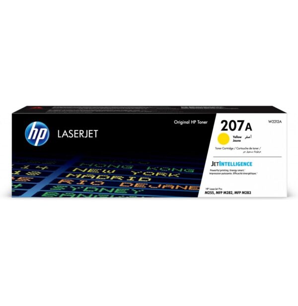 HP W2212A 207A Original LaserJet Toner Cartridge Yellow Single Pack