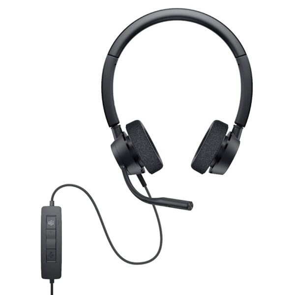 Dell WH3022 Pro Stereo Headset Black