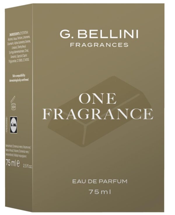 GBellini One Fragrance Eau De Parfum 75ml Lidl Mens Aftershave