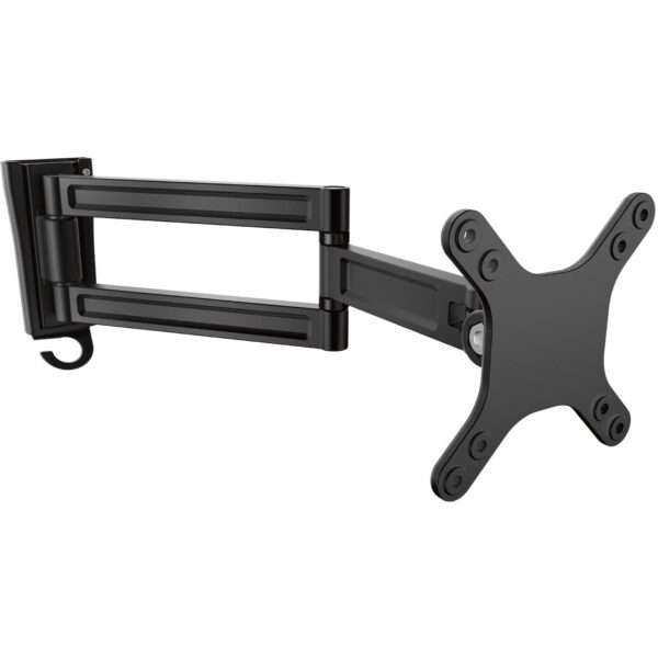 StarTechcom Monitor Wall Mount - Dual Swivel Supports 13 to 34 Monitors VESA / TV Arm Black (ARMWALLDS)