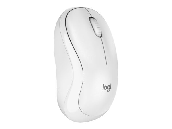 Logitech M240 Silent Bluetooth Mouse Wireless Compact Portable Smooth Tracking 18-Month Battery for Windows macOS ChromeOS Compatible with PC Mac Laptop Tablets - White