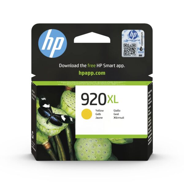 HP CD974AE 920XL High Yield Original Ink Cartridge Yellow Single Pack