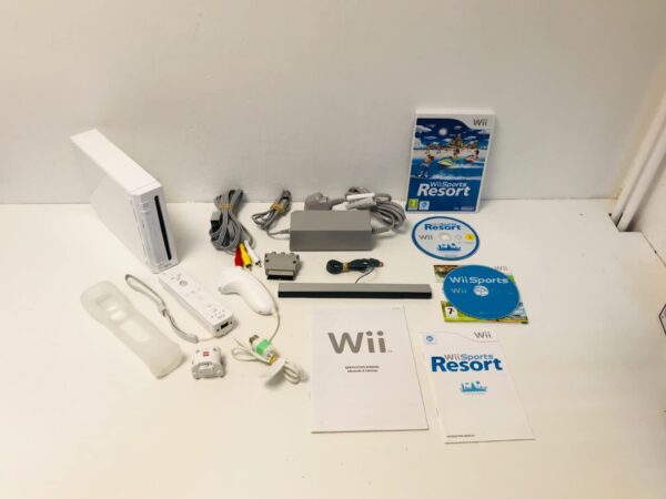 Nintendo Wii Console with Sports + Resort and Motion Plus Controller (Wii)