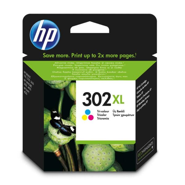 HP Original 302XL F6U67AE Colour cartridge XL Version