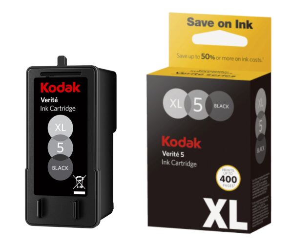 KODAK Verite 5 Replacement Inks (ALK1UA) XL Black Ink Jet Cartridge compatible to V50 V55 V55W Eco Plus V60 V640 V64 Series V65
