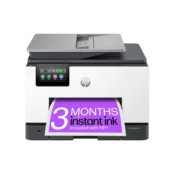 HP OfficeJet Pro 9135e All-in-One Printer Colour for Small Office Print Scan Copy Fax 2-Sided Automatic Document Feeder 2 Tray 3 months Instant Ink with Up To Year Warranty