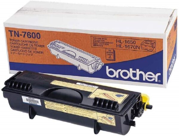 BROTHER TN-7600 - Black original toner cartridge for DCP-8020 8025 HL-1650 1670 1850 1870 5030 5040 5050 5070 MFC-8420 8820