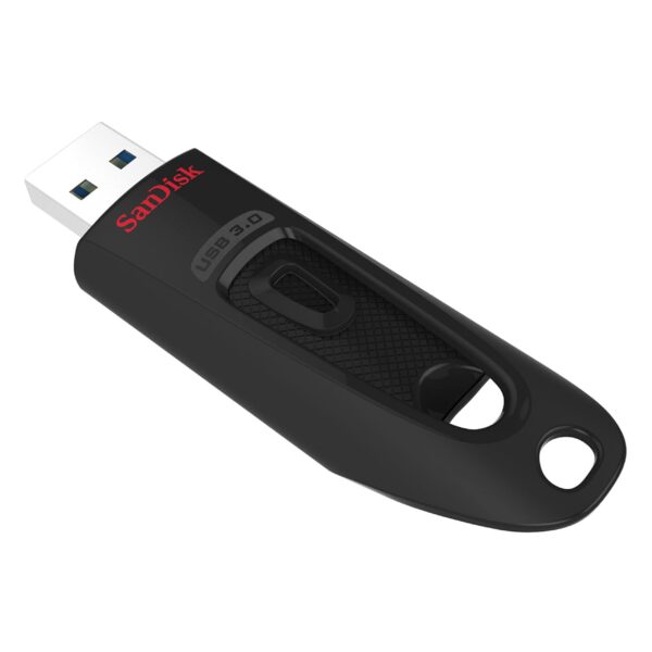 SanDisk 128GB Ultra USB 30 Flash Drive stick memory with transfer speeds up to 130MB/s Password protection RescuePRO Deluxe software for data recovery Black