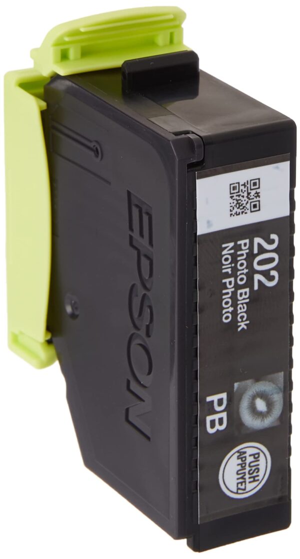Epson 202 Photo Black Kiwi Genuine Claria Premium Ink Cartridge Standard Capacity