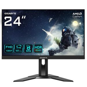 Gigabyte G24F 2 UK 238" LCD Full HD Gaming Monitor - 1920 x 1080(Full HD) 165Hz 1ms FreeSync Premium HDMI 20 DisplayPort 12