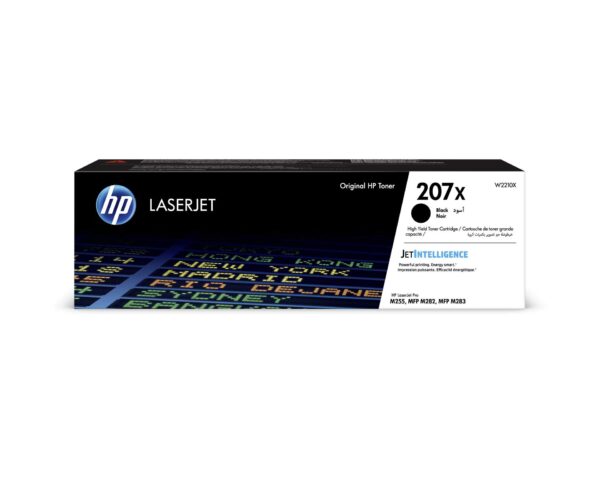 HP 207X W2210X High Capacity Black Original Toner for Color LaserJet Pro M255/M282/M283
