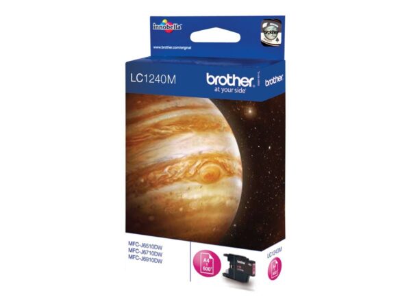 BROTHER LC-1240M Inkjet Cartridge Magenta Single Pack Standard Yield Includes 1 x Genuine Supplies