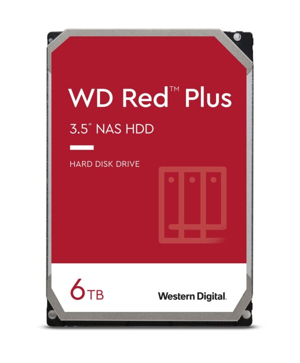 Western Digital Red 6TB 35 Inch NAS Internal Hard Drive - 5400 RPM WD60EFRX