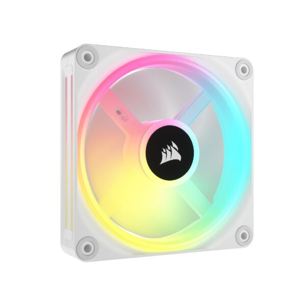 Corsair iCUE LINK QX120 RGB 120mm Magnetic Dome Single Fan - White
