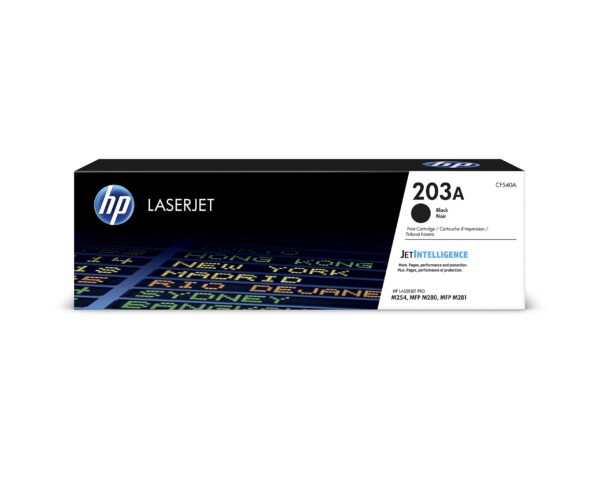 HP CF540A 203A Original LaserJet Toner Cartridge Black Single Pack