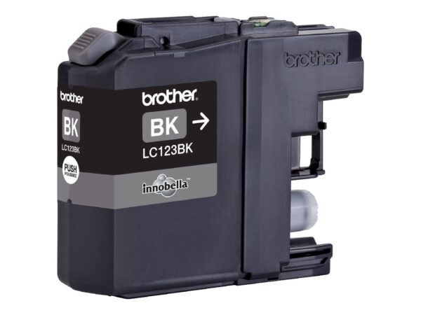 BROTHER LC-123BK Inkjet Cartridge Black Single Pack Standard Yield Includes 1 x Genuine Supplies