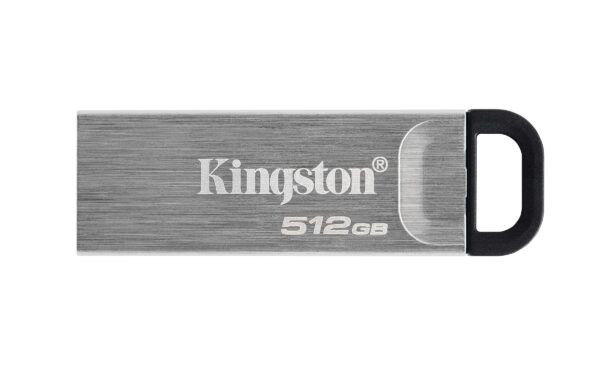 Kingston DataTraveler Kyson USB 32 Gen 1 Flash Drive 512GB - Stylish Capless Metal Case