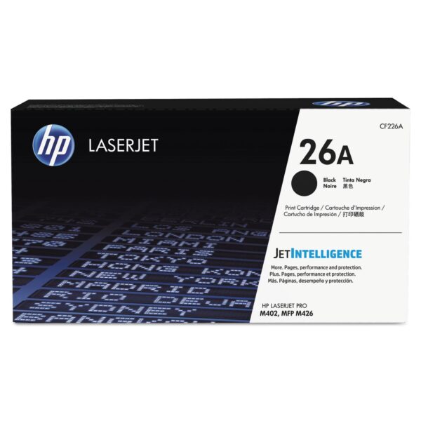 HP CF226A 26A Original LaserJet Toner Cartridge Black Single Pack
