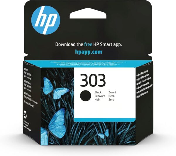 HP T6N02AE 303 Original Ink Cartridge Black Single Pack (Packaging May Vary)