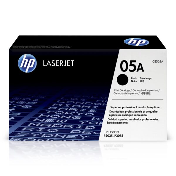 HP 05A - CE505A 1 x Black Toner cartridge For LaserJet P2033 P2035 P2036 P2037 P2054 P2055 P2056 P2057