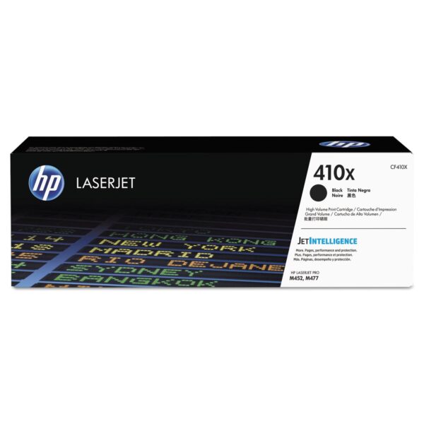 HP CF410X 410X High Yield Original LaserJet Toner Cartridge Black Single Pack
