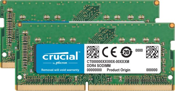 Crucial RAM 32GB Kit (2x16GB) DDR4 2666MHz CL19 Memory for Mac CT2K16G4S266M