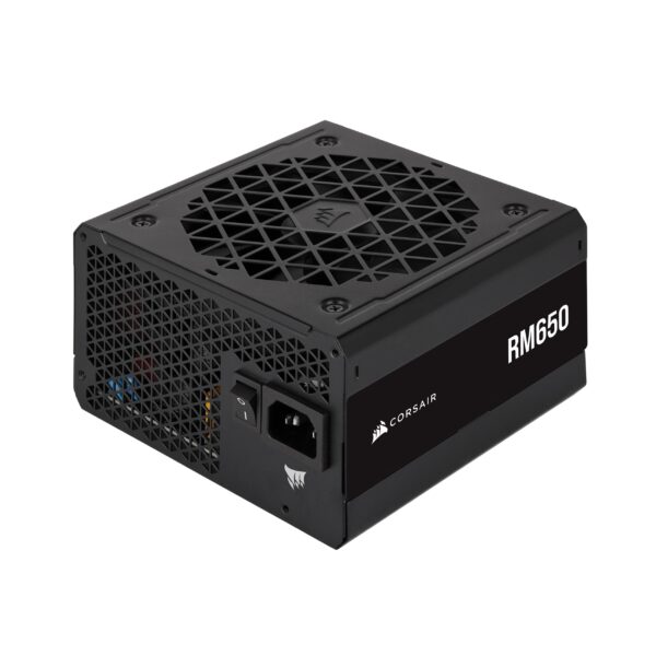 Corsair RM650 80 PLUS Gold Fully Modular Low-Noise ATX 650 Watt Power Supply - UK Black