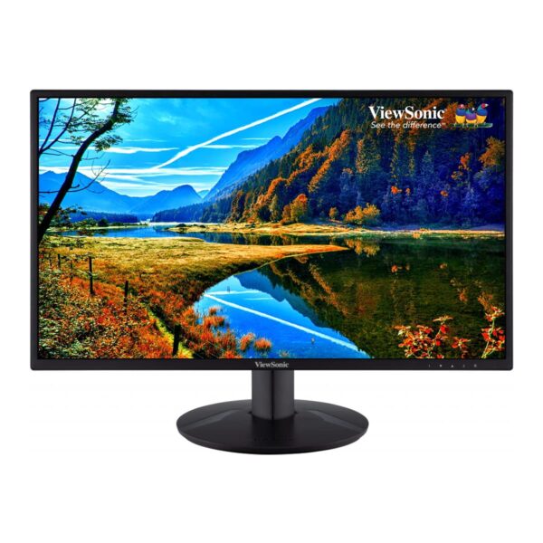 ViewSonic VA2418-SH 24-inch IPS Full HD Ergonomic Monitor with VGA HDMI Eye Care for Work and Study at Home Black