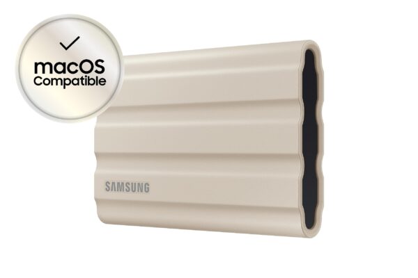 Samsung T7 Shield Portable SSD 2 TB - USB 32 Gen2 External Beige (MU-PE2T0K/EU)