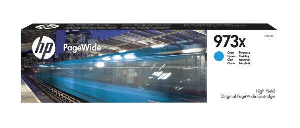 HP F6T81AE 973X High Yield Original PageWide Cartridge Cyan Single Pack