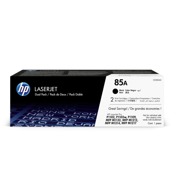 HP ST-HPCE285AD 85A Toner Cartridge Black Pack of 2