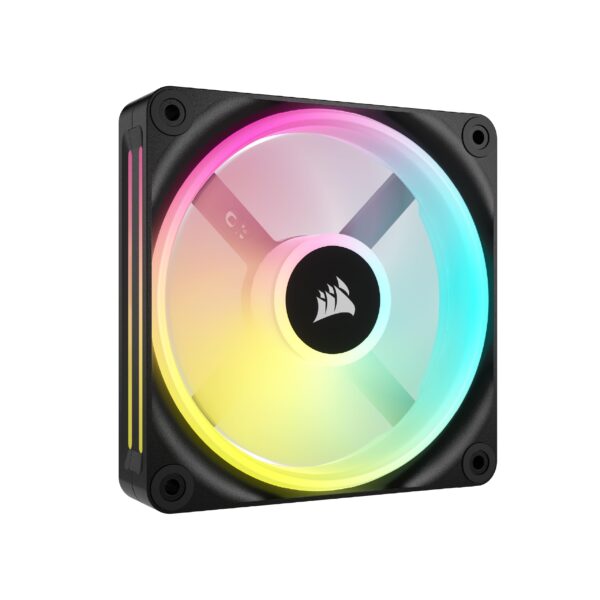 Corsair iCUE LINK QX120 RGB 120mm Magnetic Dome Single Fan - Black
