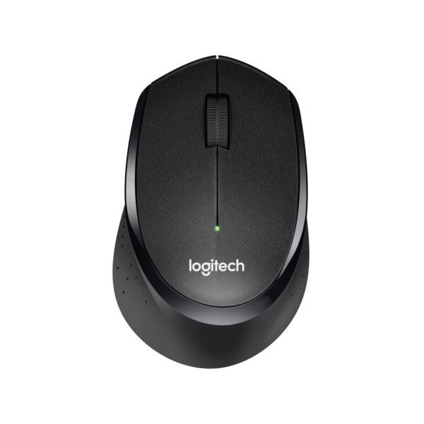 Logitech M330 SILENT PLUS Wireless Mouse 24GHz with USB Nano Receiver 1000 DPI Optical Tracking 2-year Battery Life Compatible PC Mac Laptop Chromebook - Black