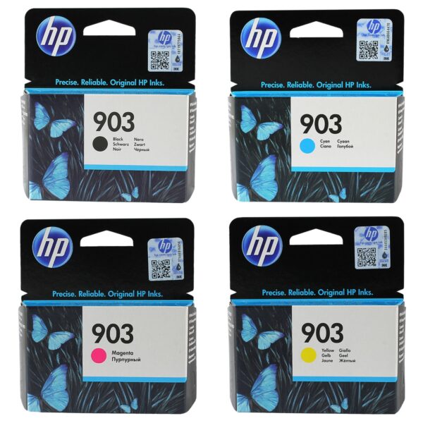 HP 903 Original Ink Cartridges Black / Cyan Magenta Yellow for Officejet Pro