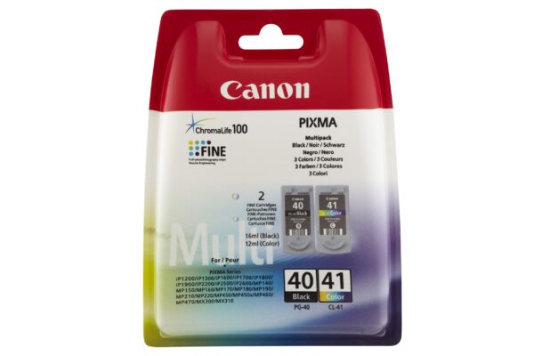 Canon DUO PACK - black & colour ink cartridge for various printers ( click to view printers)