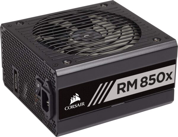 Corsair RM850x 80 PLUS Gold 850 Watts Fully Modular ATX Power Supply Unit - Black
