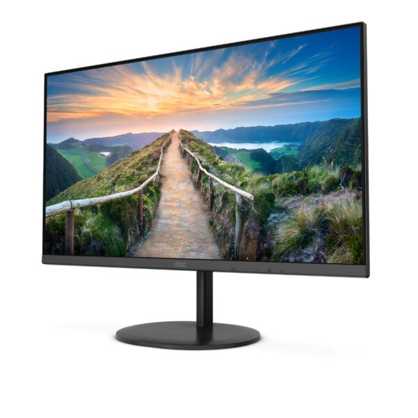 AOC Q27V4EA - 27 Inch QHD Monitor 75Hz 4ms IPS Adaptive Sync Speakers FlickerFree (2560x1440 @ 250cd/m HDMI 14 x 1 DisplayPort 12 ) black