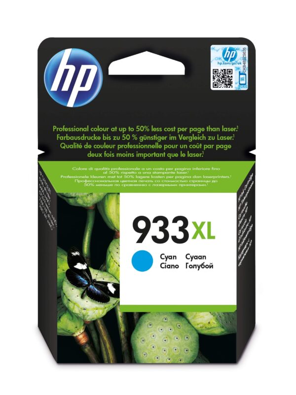 HP CN054AE 933XL High Yield Original Ink Cartridge Cyan Single Pack