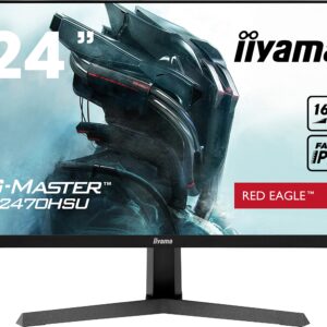 iiyama G2470HSU-B1 Monitor HDMI Black 24" HD IPS 165Hz 08ms with and DP