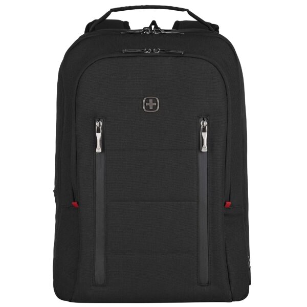 Wenger CityTraveler Laptop Backpack Expandable Fits up to 16 12 Tablet l Unisex Ideal for Business Uni School Travel Black