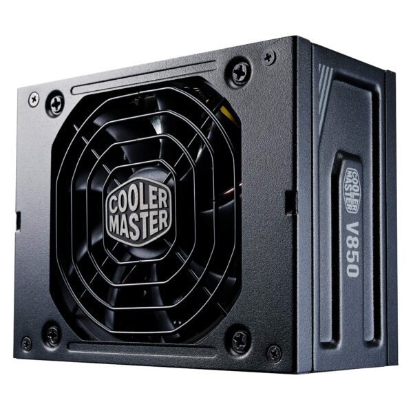 Cooler Master V850 SFX Gold UK Plug - 850W 80 PLUS Fully Modular Power Supply Unit SFF/mini-ITX PSU Quiet 92 mm FDB Fan Semi-Fanless Mode SFX-to-ATX Bracket 10-Year Warranty
